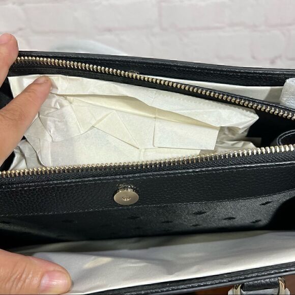 KATE SPADE mulberry street lise satchel black New with tag - Picture 7 of 9
